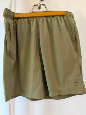 Men's Light Green Lightweight Active Shorts Free Fly Apparel XL